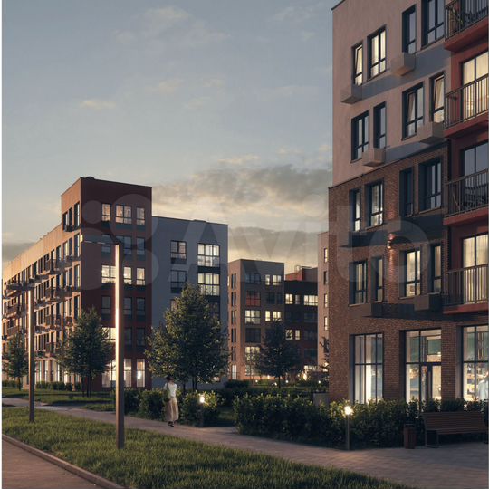 2-к. квартира, 59,3 м², 2/5 эт.