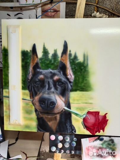 Аэрография - рисунки на твёрдых поверхностях