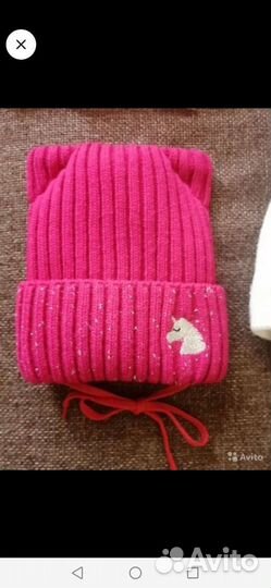 Шапка для девочки весна 3-4 г