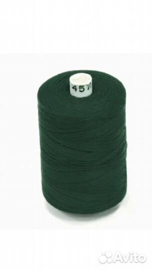 Нитки 45лл 2500 темно-зеленые