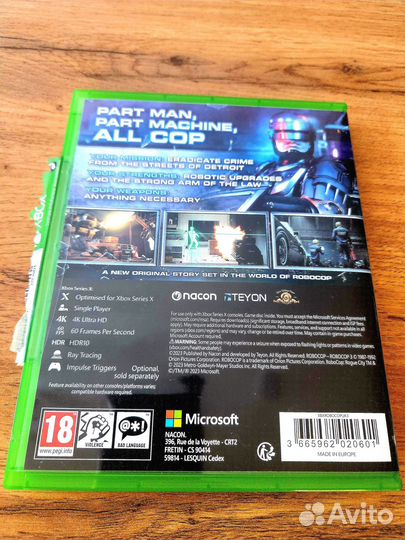 Игра Робокоп для игровой платформы xbox Series X/S