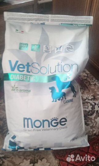 Корм для собак Monge VetSolution Dog Diabetic