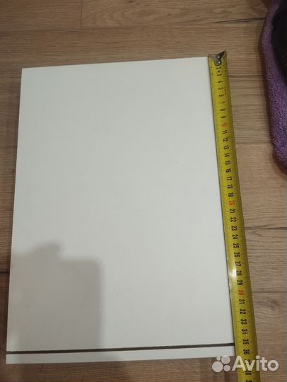 Полка белая, для шкафчика IKEA metod30x37