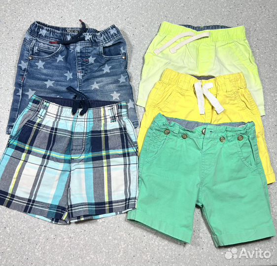 Пакет шорт next, zara, carter's 12-18