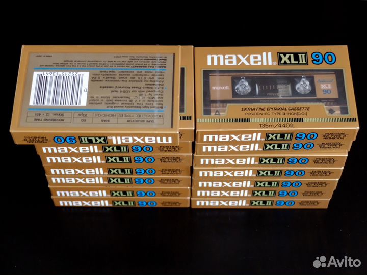 Аудиокассета maxell XLll 90