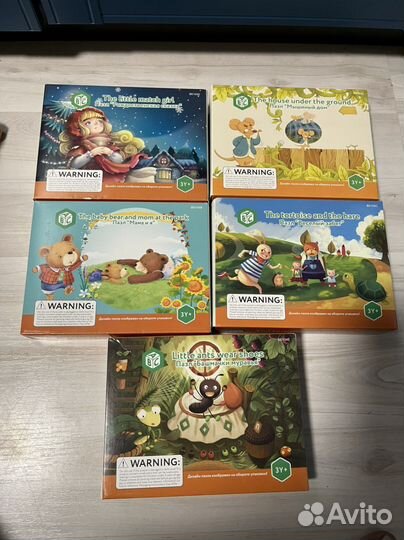 Деревянные пазлы abc (elc)