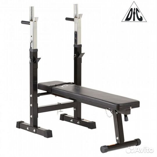 Скамья со стойками под штангу DFC dbch2B