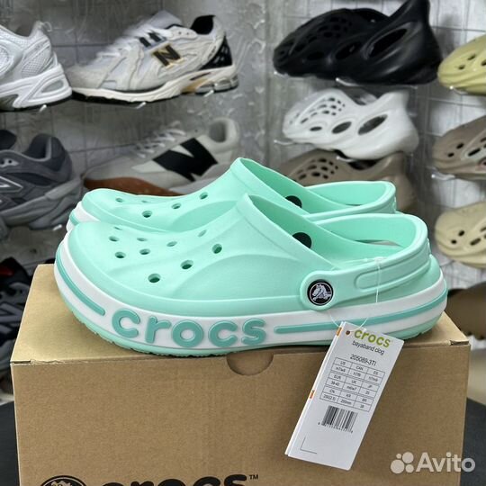 Сабо женские Crocs Bayaband Clog White Navy