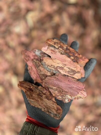 Мульча кора сибирской лиственницы