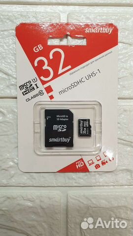 Карта памяти MicroSD 32 GB