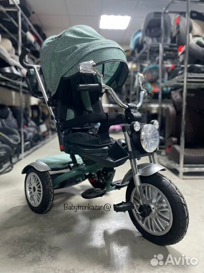 Трехколесный велосипед luxmom хаки