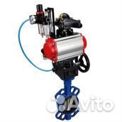 Затвор дисковый поворотный DN.ru WBV1432N-2W-Fb Ду80 Ру16, корпус - чугун GGG50, диск - нержавеющая