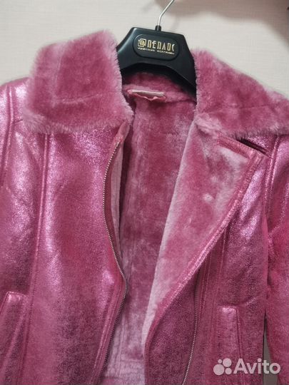 Дубленка детская на девочку новая