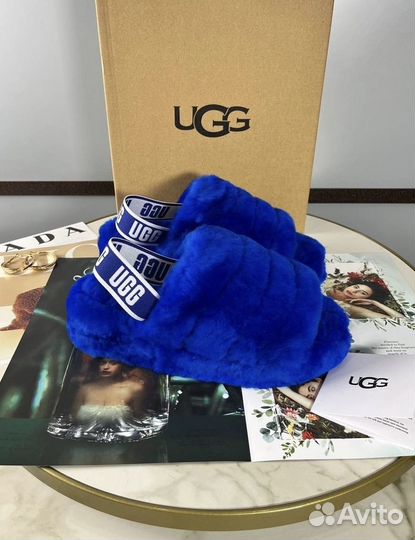 Меховые тапочки UGG Australia Fluff Yeah