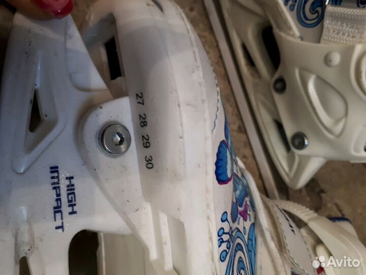 Коньки детские раздвижные