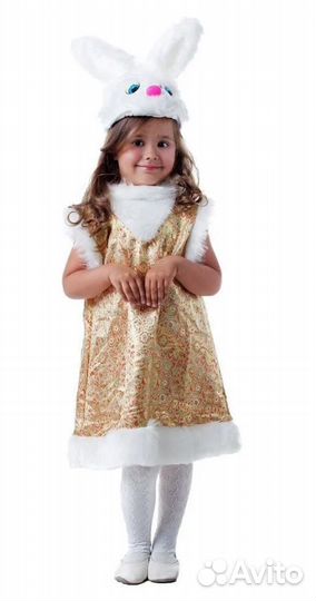 Карнавальный костюм Зайки (кролика) для девочки