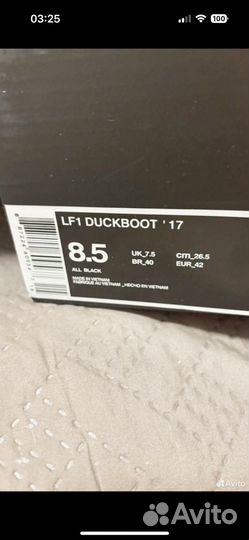 Кроссовки Nike Lunar Force Duckboot Black