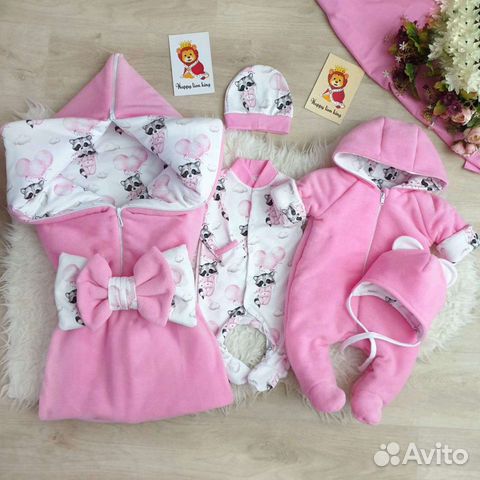 Конверт на выписку для девочки