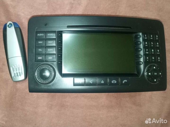 Штатная магнитола mercedes ml w164 с телефоном