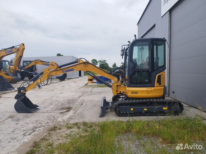 Мини-экскаватор XCMG XE35U, 2024