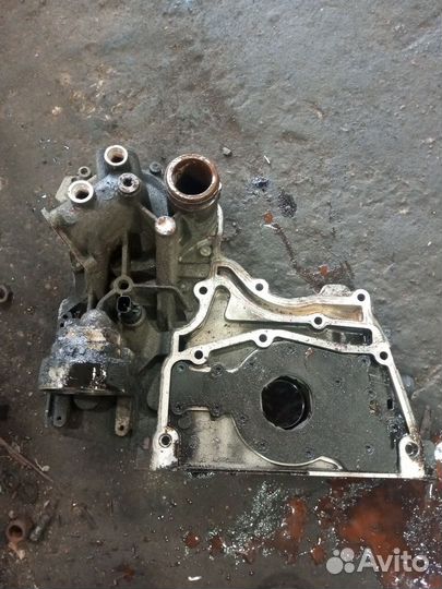 Масленный насос камминс 2.8. Передняя крышка дв