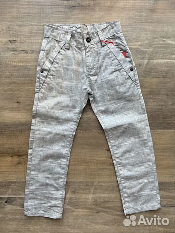 Брюки на мальчика 110 хлопок легкие на лето
