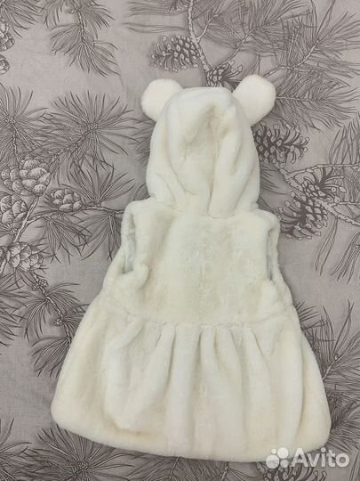 Жилетка меховая для девочки