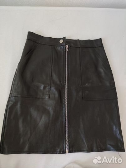 Кожаная юбка