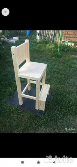 Детский растущий стул для взрослого стола