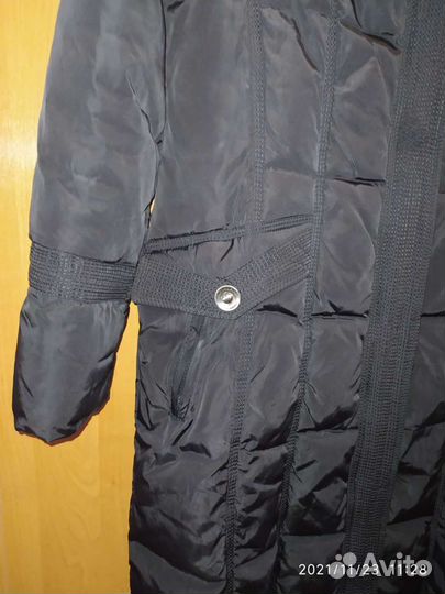 Пуховик-пальто женский