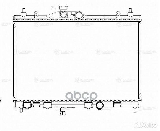 Радиатор охл. для а/м Nissan Juke (10) 1.6i (L