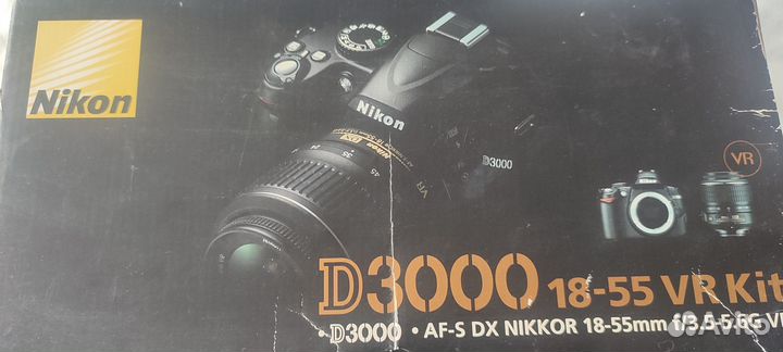 Зеркальный фотоаппарат nikon d3000