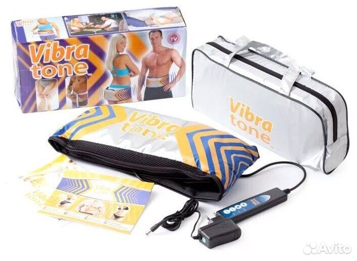 Пояс массажный для похудения Vibra Tone (вибратон