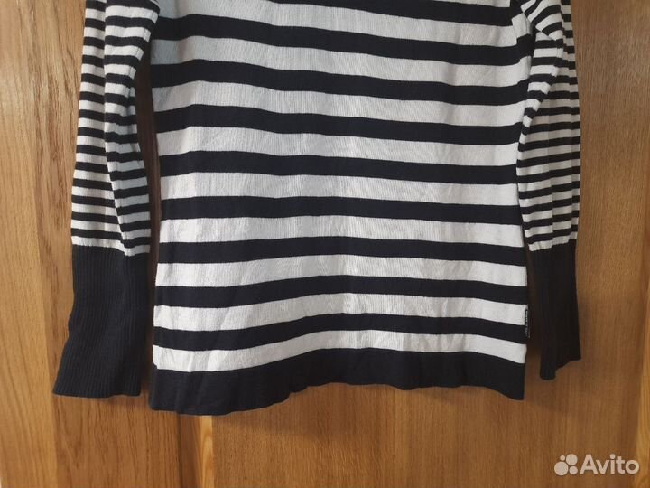 Джемпер в полоску 42 тонкий трикотаж Франция