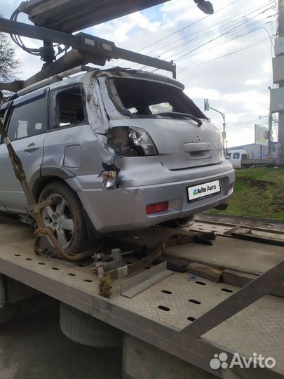 Mitsubishi Outlander 2.4 AT, 2006, битый, 150 000 км