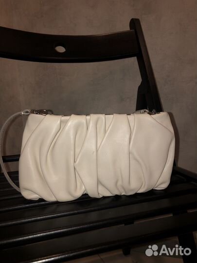 Сумка Staud Bean белая оригинал