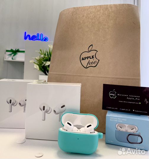 Airpods 2/3/pro/pro2 новые с гарантией