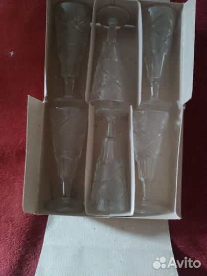 Рюмки хрустальные набор