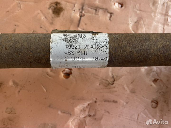 Передний левый привод hyundai elantra hd