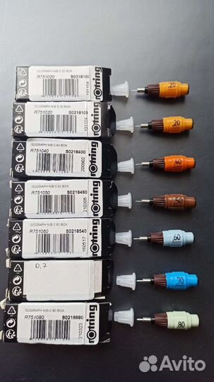 Перо изографа Rotring Сменный узел