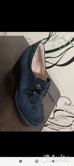 Ботильоны женские, замша натуральная 41,5 размер