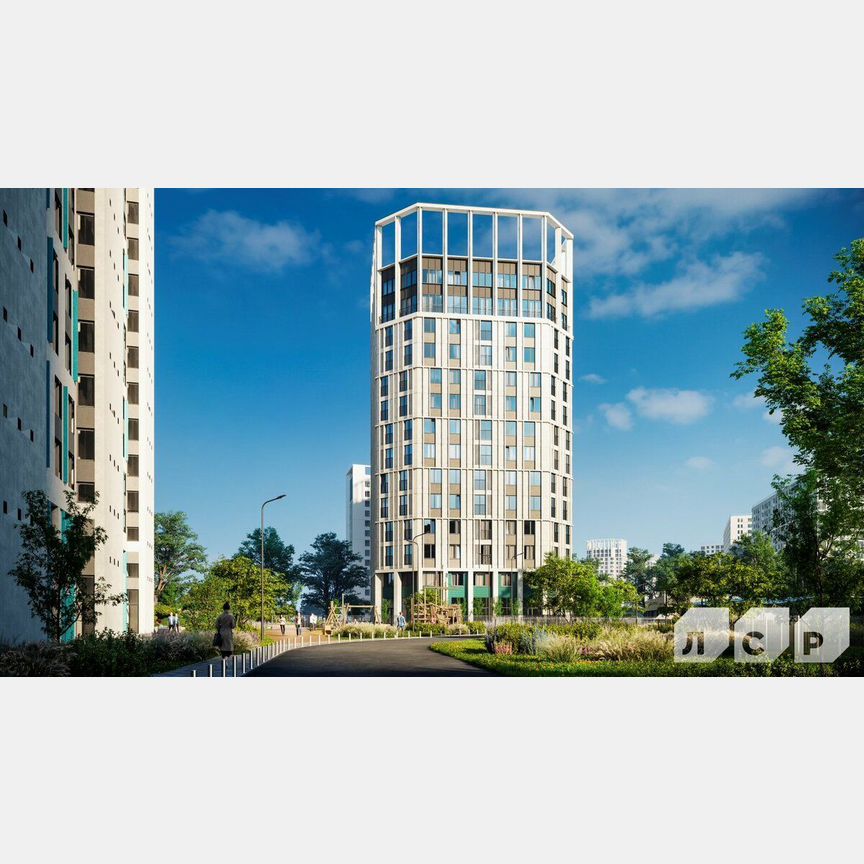 2-к. квартира, 57,3 м², 6/14 эт.