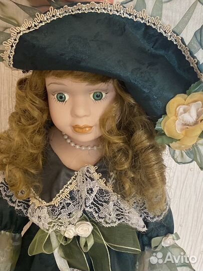 Кукла Фарфоровая 40 см коллекционная старинная
