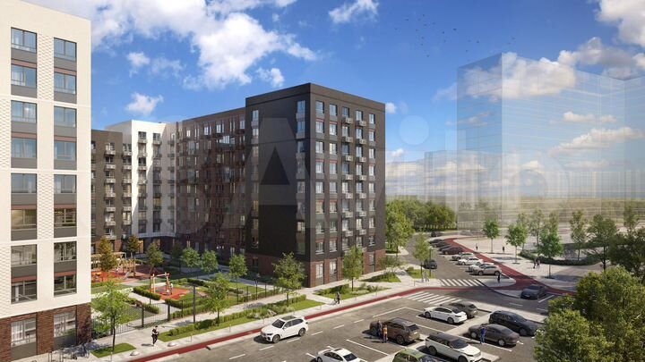 2-к. квартира, 44,4 м², 9/12 эт.