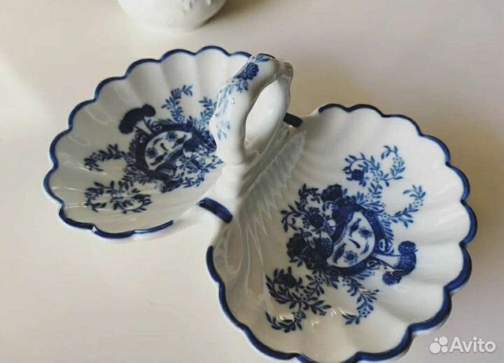 Блюдо менажница винтаж фарфор Япония