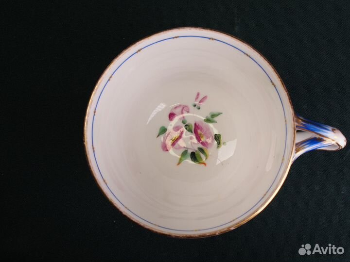 Sevres.Коллекционная чайная пара. Франция