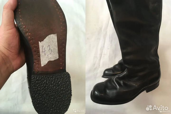Сапоги офицерские хромовые СССР