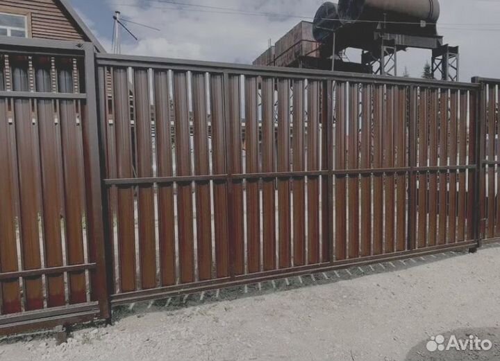 Откатные ворота 