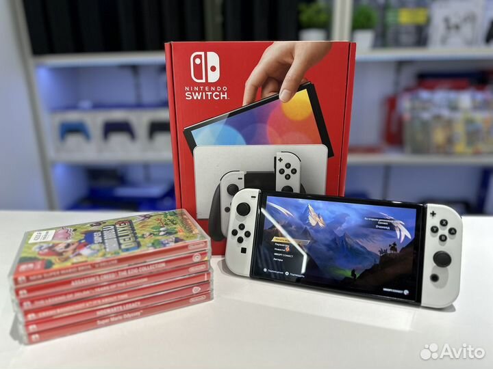 Nintendo switch oled прошитый чип