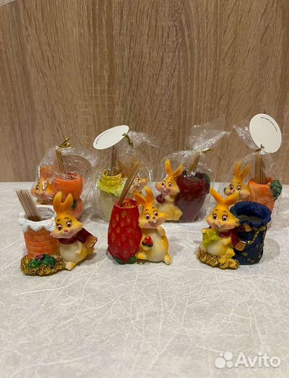 Заяц статуэтка копилка свечка